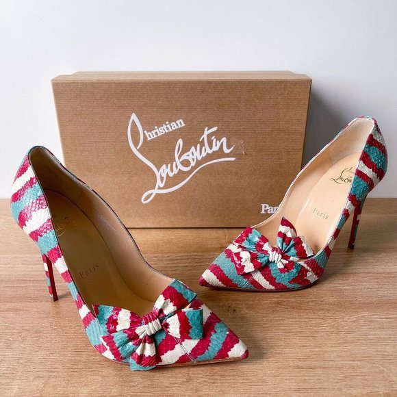 Christian Louboutin Shoes - ❤️SOLD❤️Christian Louboutin Women's Sz 37.5 US 7.5 Madame Menodo Ayers Corallo